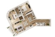 2 BR 2 Bath