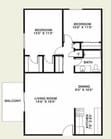 2BR/1BA