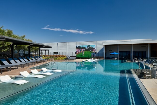 North Building Resort-style Swimming Pool and Sundeck with Cabanas