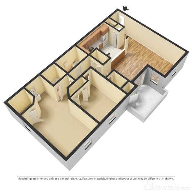 2BR/2BA - Country Meadows Apartments