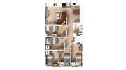 4 Bedroom | 1 Bathroom Apartment