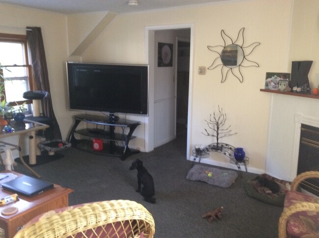Living Room with Gas Fireplace - 1424 North Ave Unit 1424 1/2