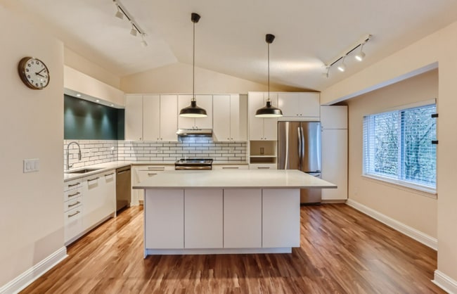 Photo - Modern Hillsdale Condo with Vaulted Ceilings, Quartz Kitchen, and Private Deck