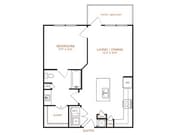 1 Bedroom | 1 Bathroom | 713 Sq. Ft. | Income Restricted