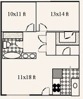1HAB/1BA