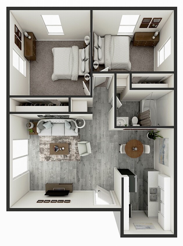 Floor Plan - 2 Bedroom
