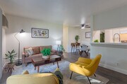 2BR, 2BA - 820 - Living Room