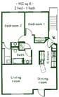2BR/1BA
