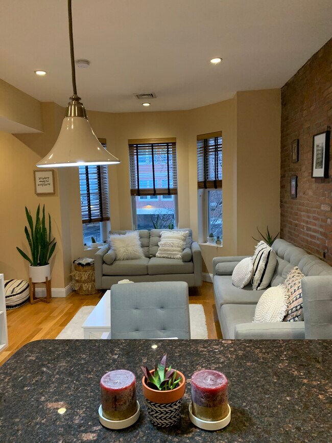 Spacious & Bright Living Area - 241 Boston St Unit 2