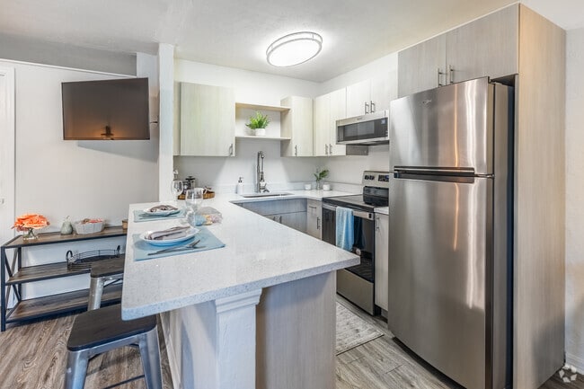 1BR, 1BA - 500SF - Kitchen