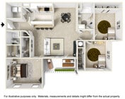 The Wellington | 3-Bedroom