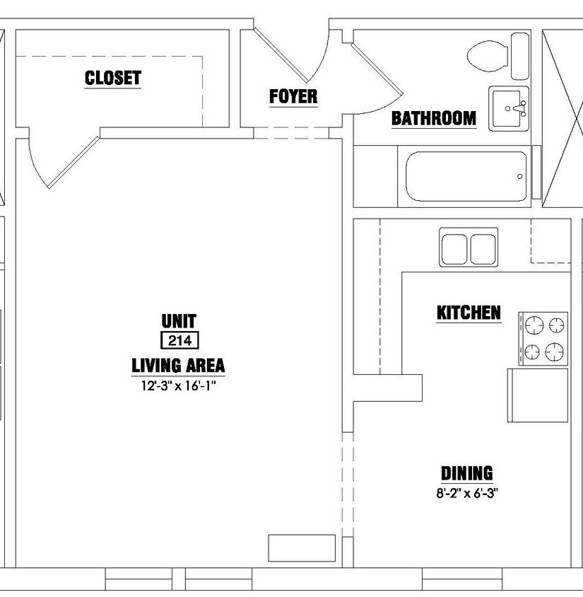 Floor Plan - Studio 7