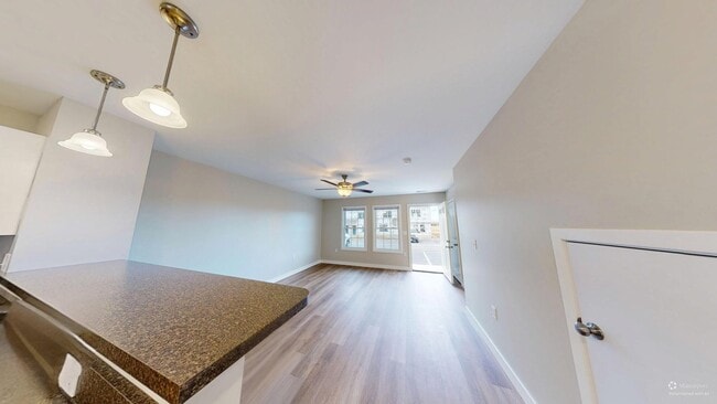 View of Entry/Living Room from kitchen - 1333 Luke Ln