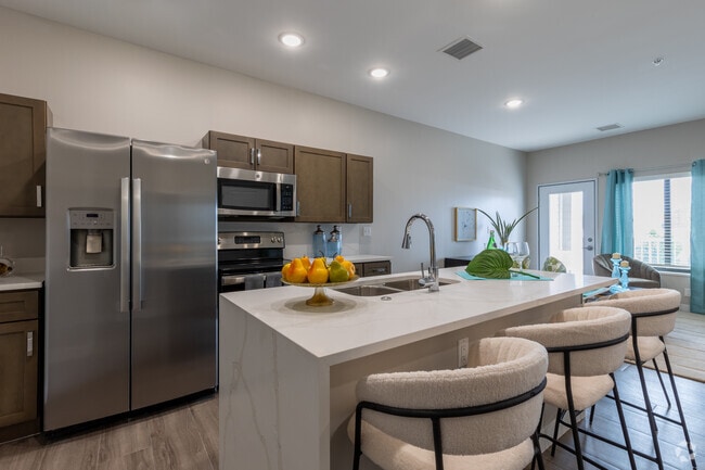 1BR, 1BA - 647SF - Kitchen