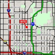 Locational Map - 1123 E Maryland Ave