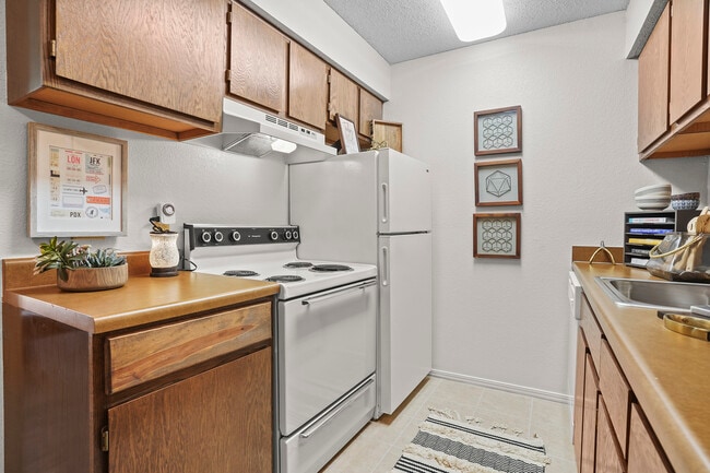Cocina de 1 dormitorio