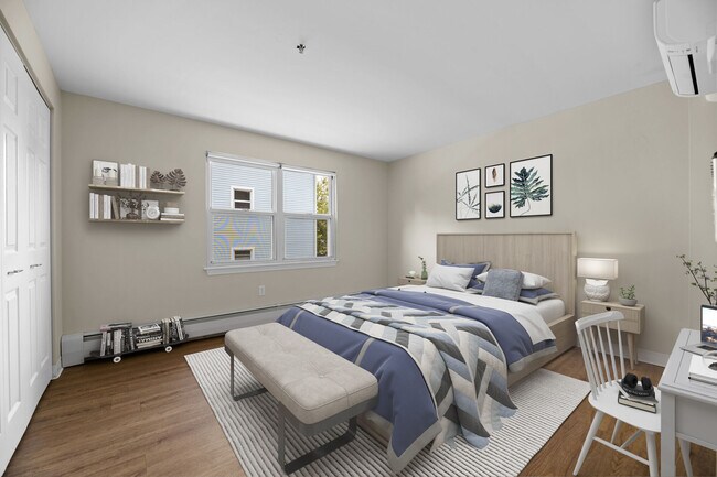 Comfortable bedrooms with natural light and generous space at Mission Main.