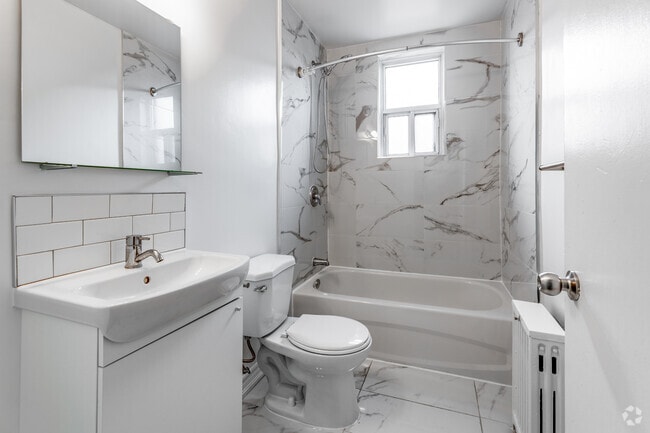 1 chambre, 1 salle de bain - Salle de bain - Marina View Apartments