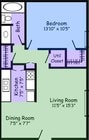 1BR/1BA