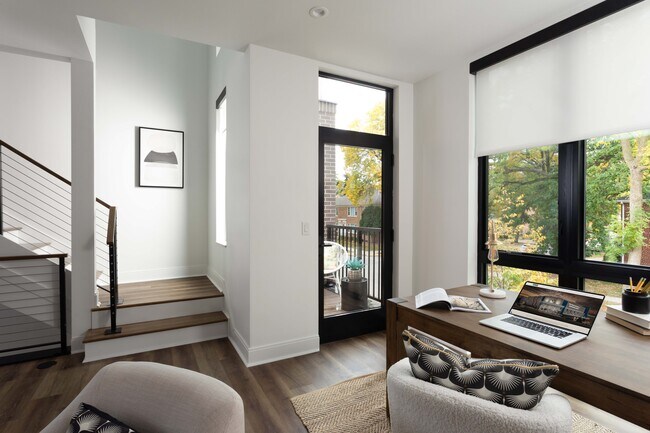 Living Room - The Marguerite Townhomes