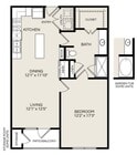 1bed 1bath