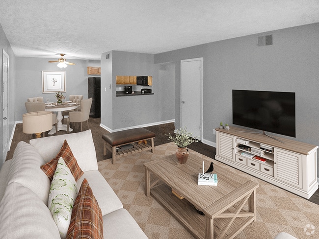 Spacious Living Room - Bradford Chase Rental