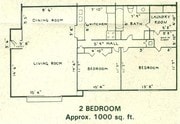 2BR/1BA