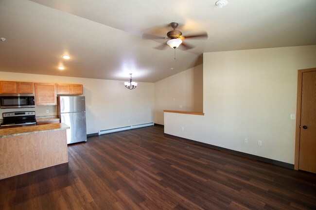 Living into Dining Area View