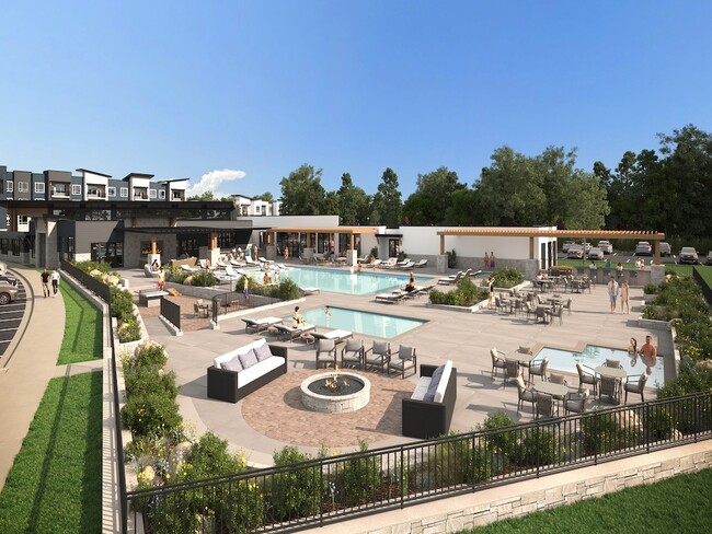 Orchard Park Clubhouse Rendering - Orchard Park Townhomes