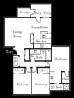 3BR/2BA