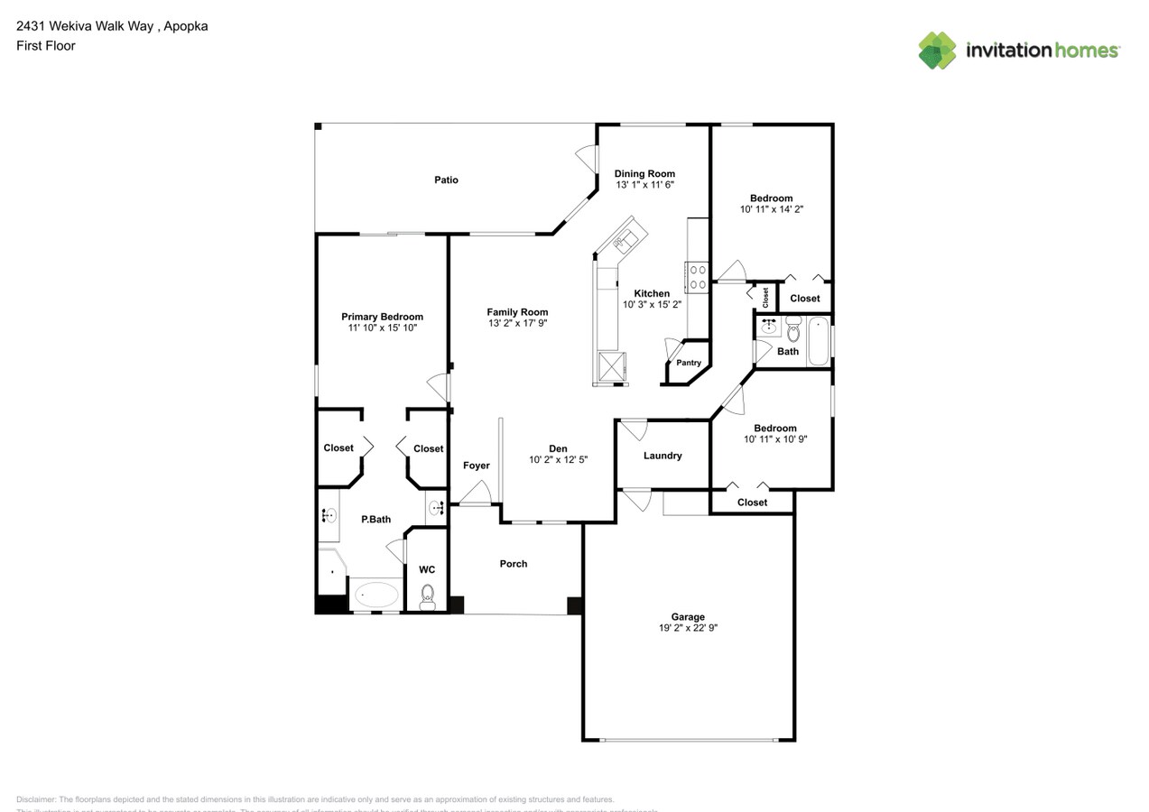 2431 Wekiva Walk Way House House Rental in Apopka, FL