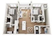 Floor Plan B2 | Echelon at Charlotte | Apartments in Charlotte, NC