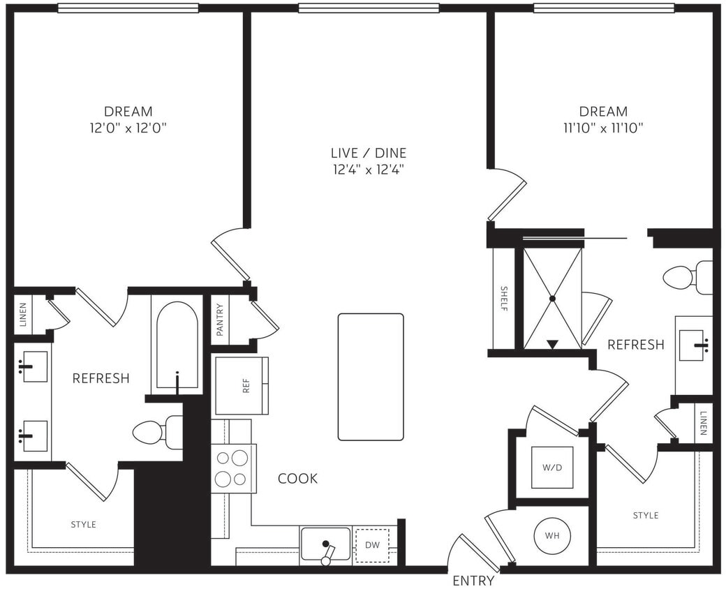 Floor Plan - B1 ALT.1