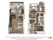 2 bed 2.5 bath | 1722 sq ft