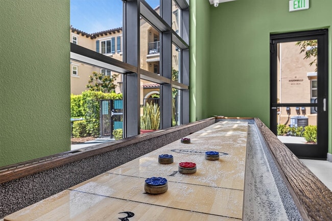 Clubhouse with shuffle board