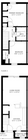 Two Bed, One Bath, 700 Square Feet