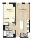 Nivel 68.1 - 1 dormitorio/1 baño