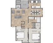 B1, B2 2x1 988-1004 sqft