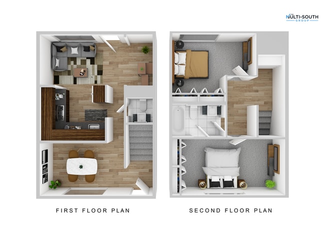 2 Bed .5 Bath Townhouse