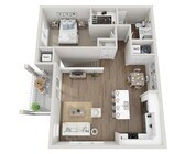 Floor Plan 1G | Seasons at Franklin | Apartments in Franklin, WI