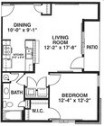 1BR/1BA