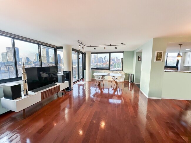 Living - 700 Grove St Condo Unit 6Q