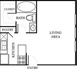 1BR/1BA