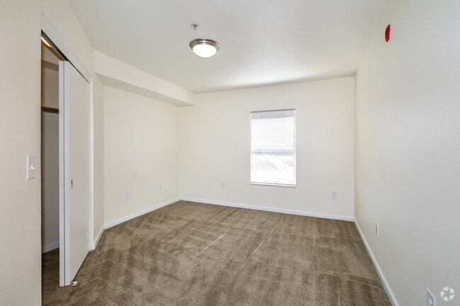 1BR, 1BA - 600SF - Bedroom - Clyburn at Stapleton
