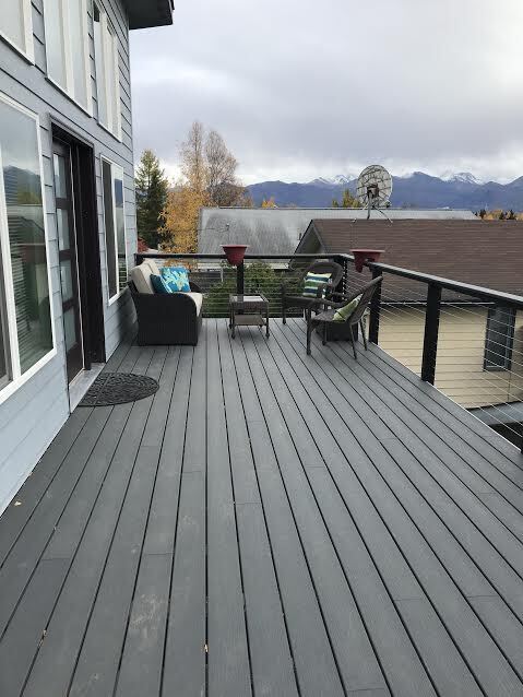 private large deck - 343 W 12th Ave Unit 1