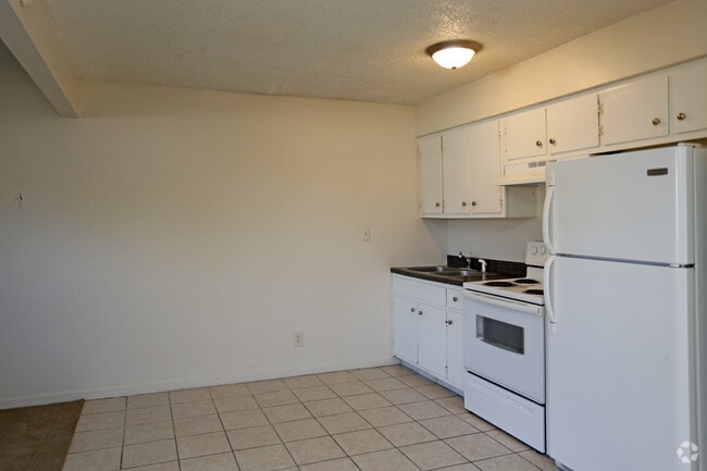 1BR,1BA - Spiral Staircase - Kitchen