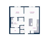 A3B Floor Plan
