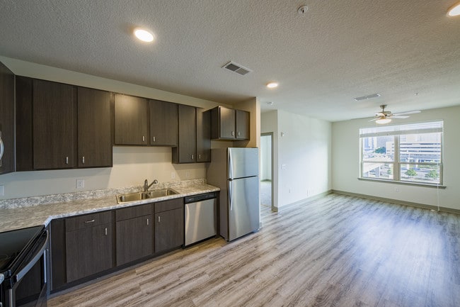 Lofts at Jefferson Station Open Concept Kitchen and Living Room