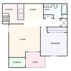 1BR/1BA