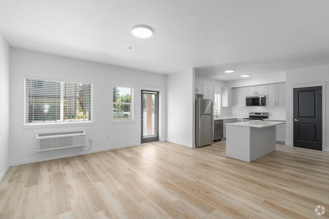 3BR, 2BA - 1,149SF - Living Room - Riddell Apartments
